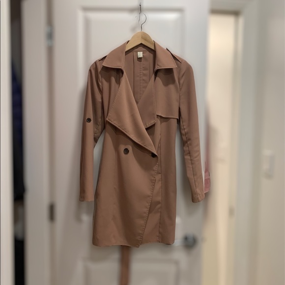 Brown Spring Wrap Jacket - Picture 2 of 11
